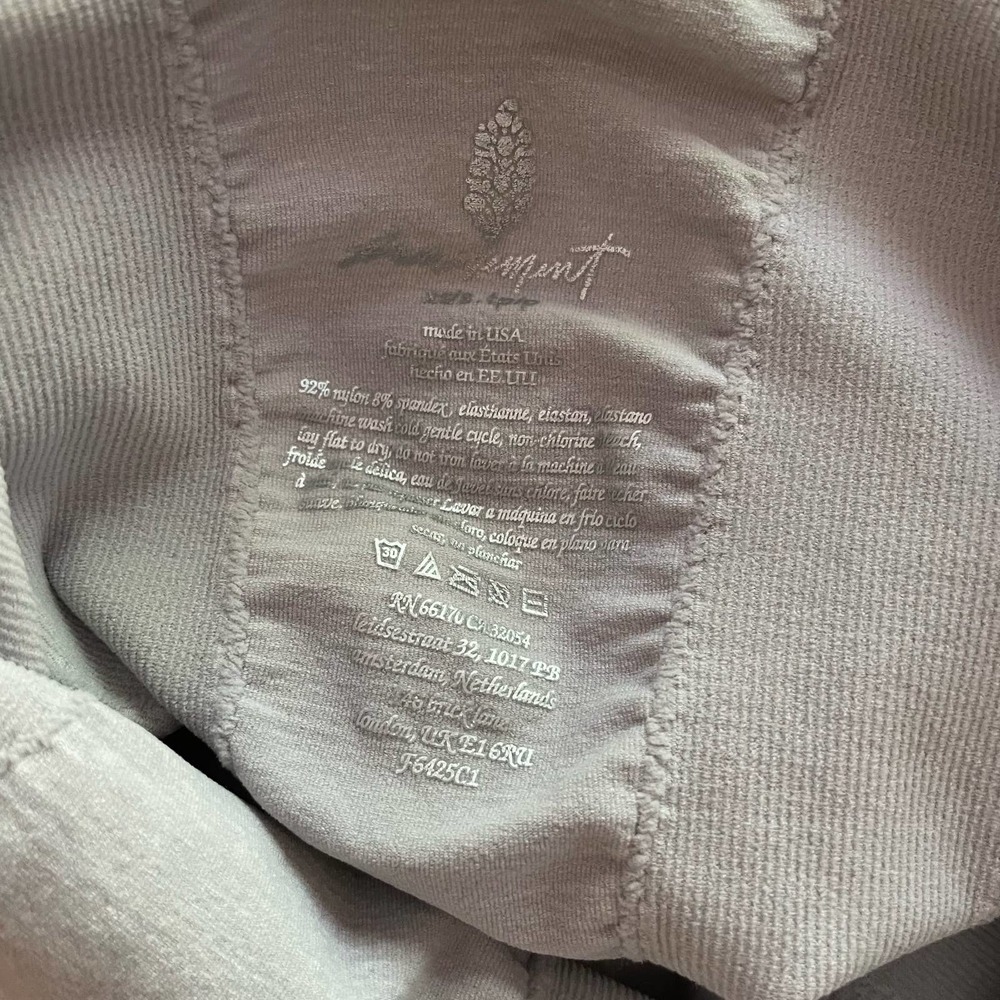 Free People Movement Good Karma Flared Onesie Ice Grey Size XS/Small NEW - Picture 8 of 8